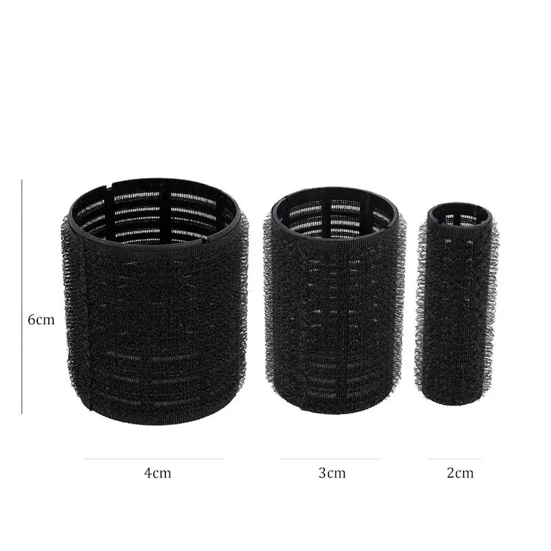 4-8pcs Hair Rollers Self Grip Hook Hair Curlers Roller Bangs Salon No Heat Volume Self-adhesive Hook Curlers Hair Styling Tools