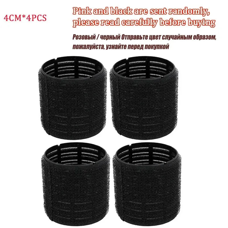 4-8pcs Hair Rollers Self Grip Hook Hair Curlers Roller Bangs Salon No Heat Volume Self-adhesive Hook Curlers Hair Styling Tools